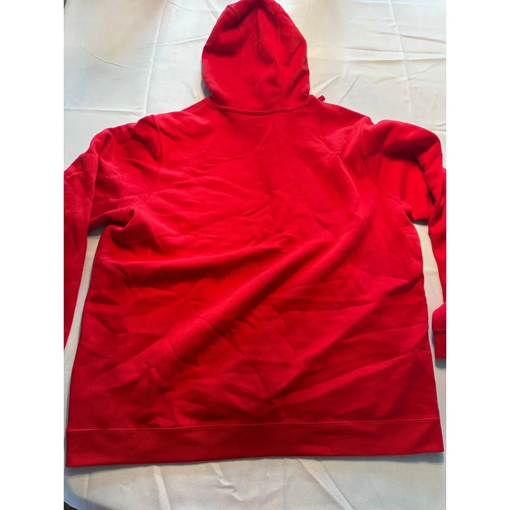 Nike Ole Miss Rebels Club Fleece Hoodie Mens XXL University Red M31777 New
